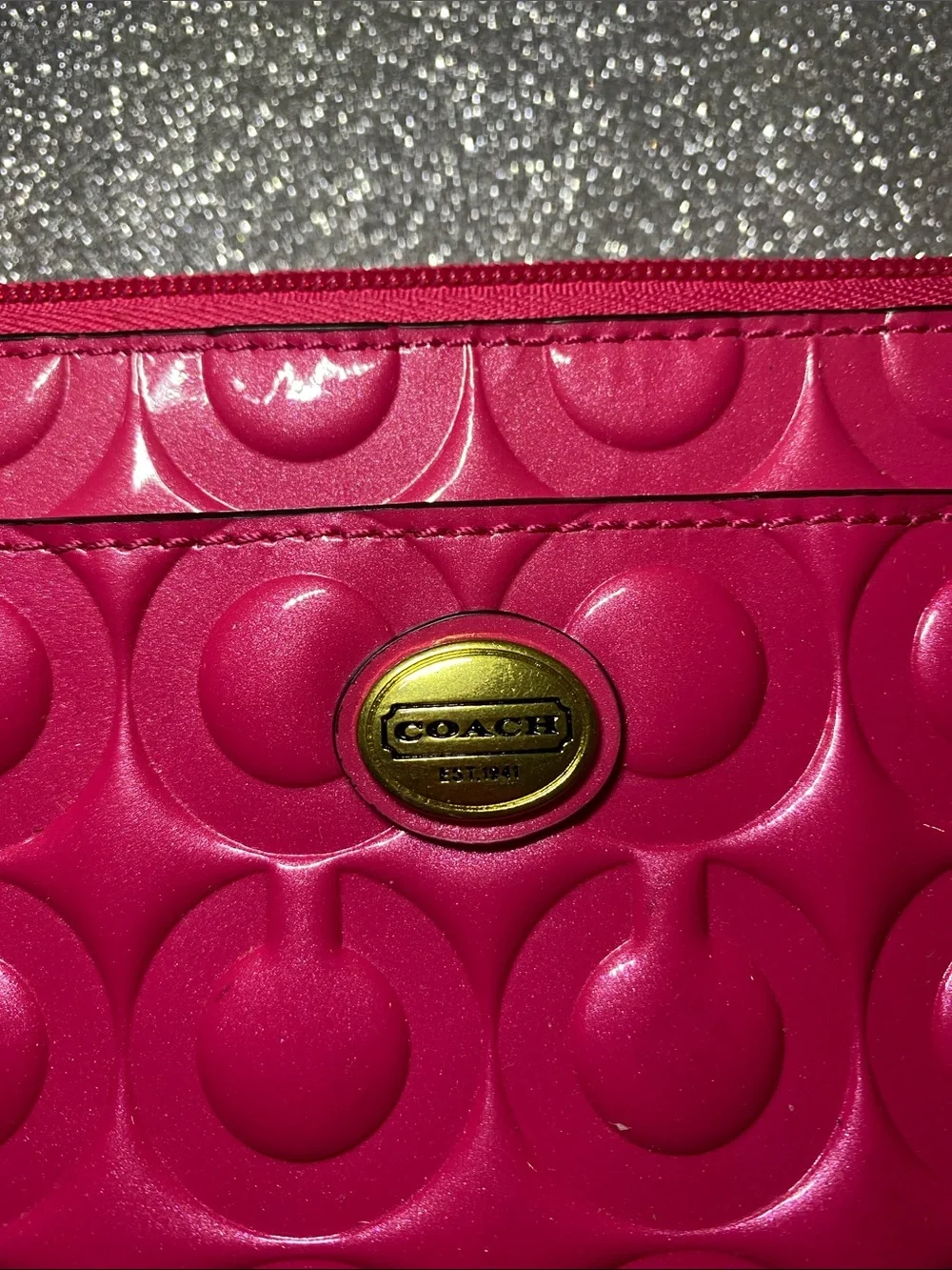 PEYTON OP ART EMBOSSED PATENT GO-GO WRISTLET